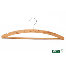 Luz encurvado reutilizável Deluxe laminado cabides Hanger